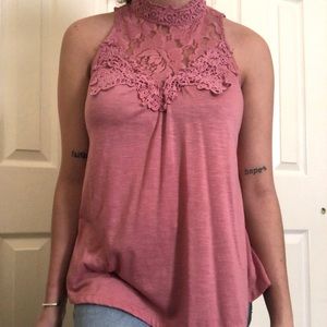 Pink Halter Top